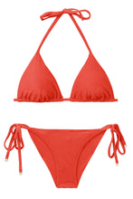 Laden Sie das Bild in den Galerie-Viewer, Product Front: Rio De Sol Ensemble Set Malibu-Chili Tri-Inv Cheeky-Tie
