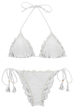 Laden Sie das Bild in den Galerie-Viewer, Product Front: Rio De Sol Ensemble Set Shimmer-White Frufru
