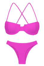 Laden Sie das Bild in den Galerie-Viewer, Product Front: Rio De Sol Ensemble Set St-Tpz-Pink Balconet Essential

