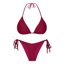 Laden Sie das Bild in den Galerie-Viewer, Product Front: Rio De Sol Ensemble Set Touch-Carmim Tri-Inv Amora
