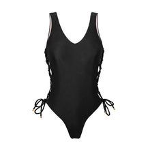 Laden Sie das Bild in den Galerie-Viewer, Product Front: Rio De Sol Une Pièce Shimmer-Black Zoe
