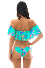 Laden Sie das Bild in den Galerie-Viewer, Model Back: Rio De Sol Haut Top Acqua Flora Babado
