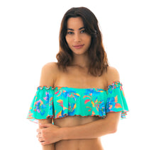 Laden Sie das Bild in den Galerie-Viewer, Image 06: Rio De Sol Haut Top Acqua Flora Babado
