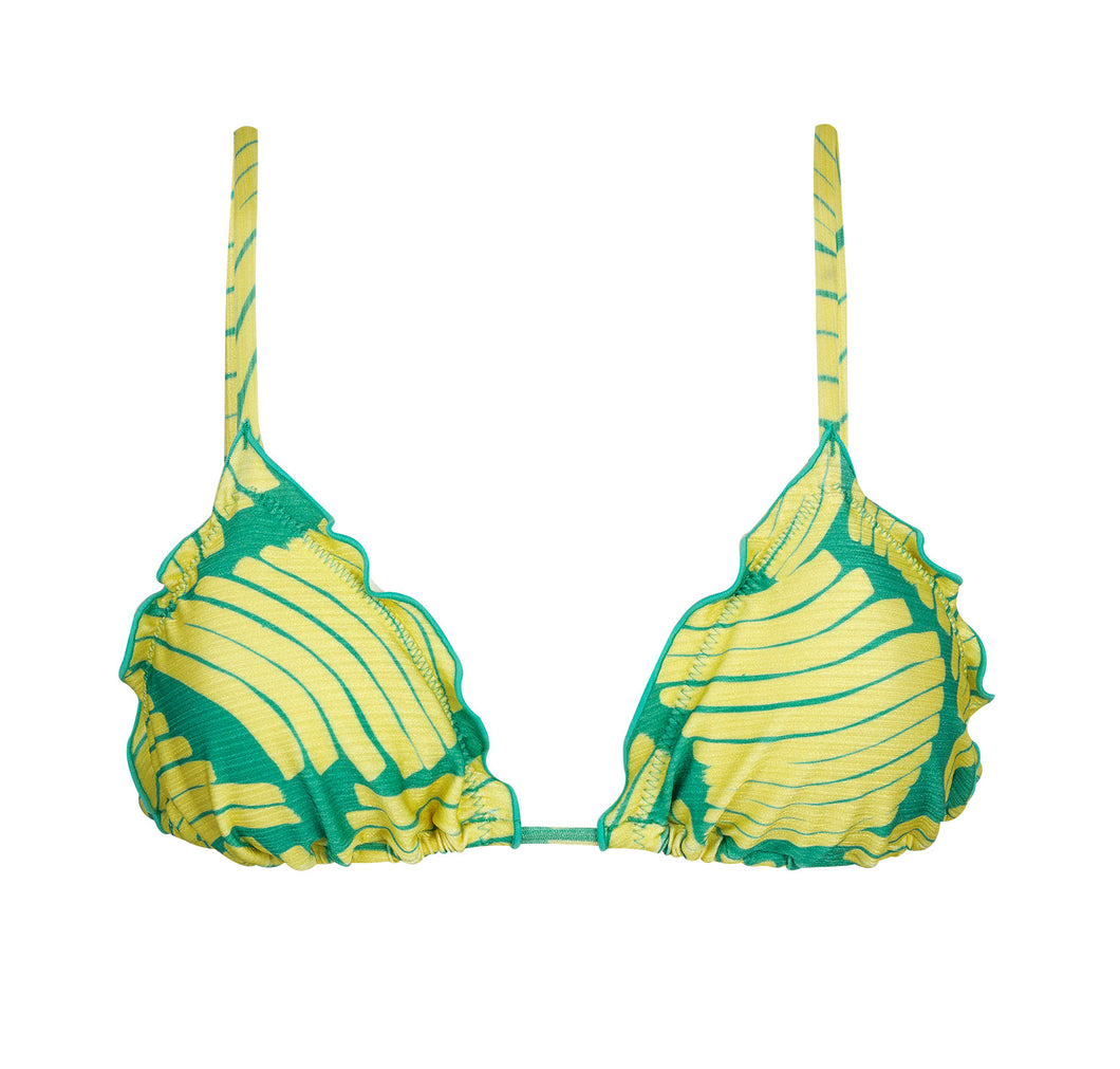Product Front: Rio De Sol Haut Top Banana Yellow Frufru