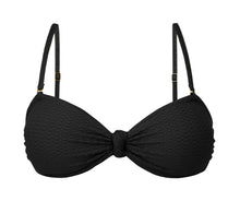 Laden Sie das Bild in den Galerie-Viewer, Product Front: Rio De Sol Haut Top Bora-Black Bandeau-Joy
