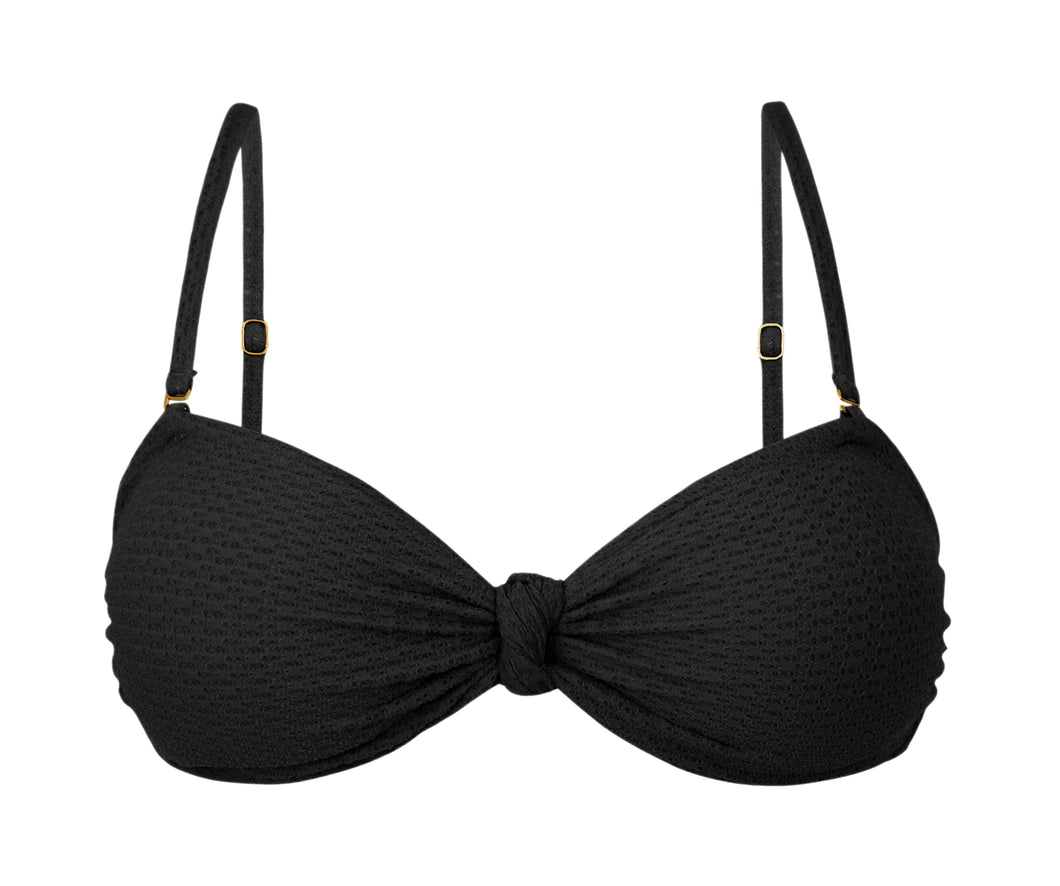 Product Front: Rio De Sol Haut Top Bora-Black Bandeau-Joy
