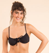 Laden Sie das Bild in den Galerie-Viewer, Image 08: Rio De Sol Haut Top Dots-Black Balconet-Tie
