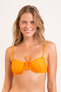 Gallery: Rio De Sol Haut Top Dots-Mango Balconet-Tie