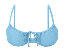 Laden Sie das Bild in den Galerie-Viewer, Product Front: Rio De Sol Haut Top Dots-Sky Balconet-Tie
