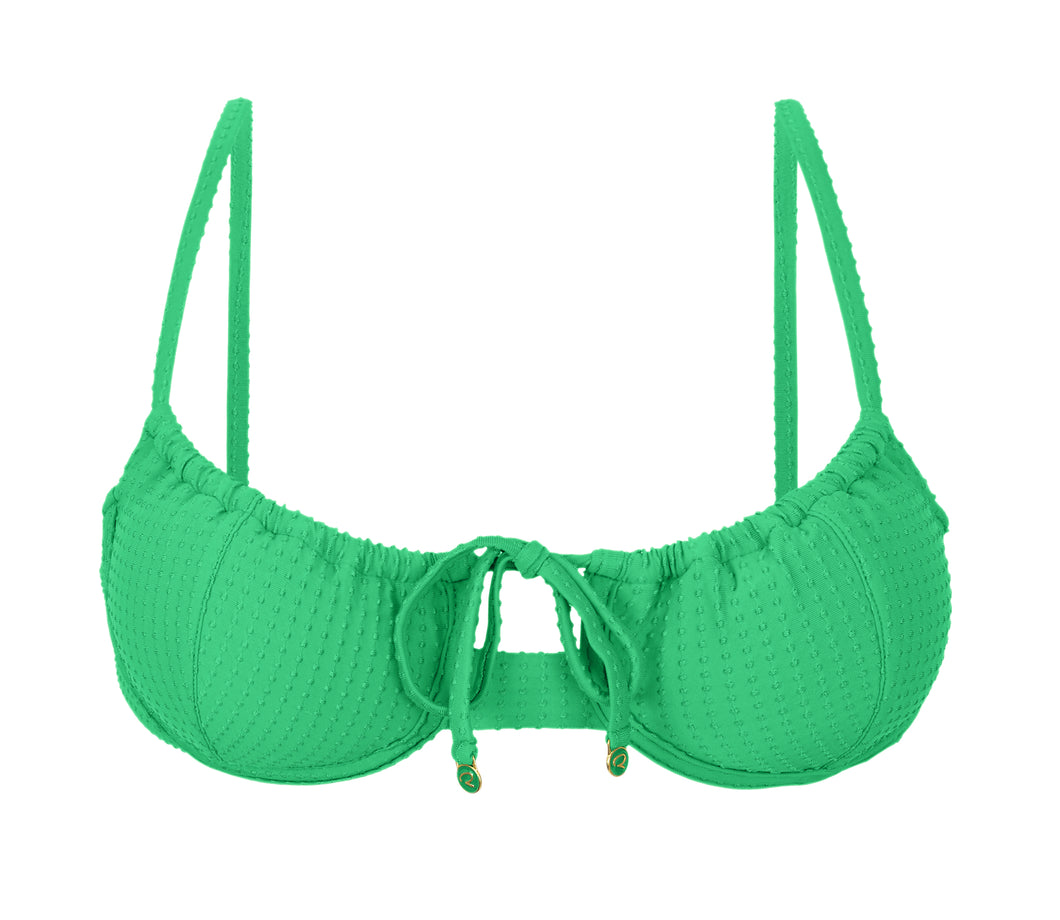 Product Front: Rio De Sol Haut Top Dots-Tambourine Balconet-Tie