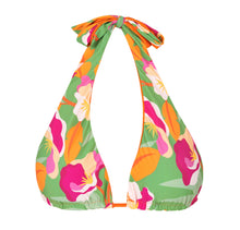 Laden Sie das Bild in den Galerie-Viewer, Product Front: Rio De Sol Haut Top Green-Bloom Halter-Double
