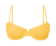 Laden Sie das Bild in den Galerie-Viewer, Product Front: Rio De Sol Haut Top Malibu-Yellow Balconet
