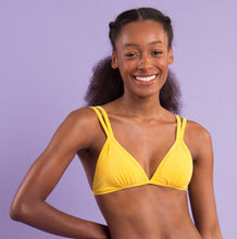Laden Sie das Bild in den Galerie-Viewer, Image 10: Rio De Sol Haut Top Malibu-Yellow Tri-Duo
