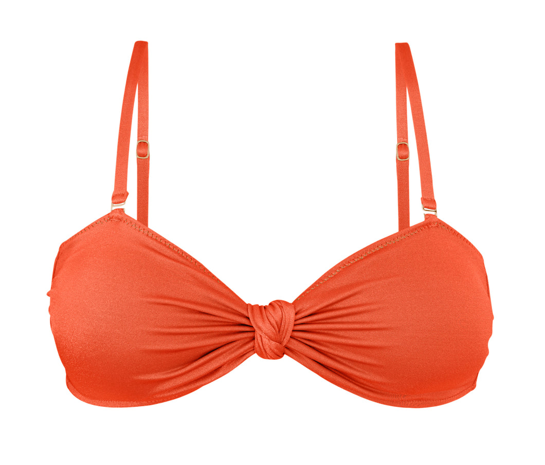 Product Front: Rio De Sol Haut Top Paprica Bandeau-Joy