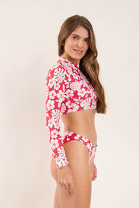 Image 04: Rio De Sol Haut Top Pua-Hibiscus Reef