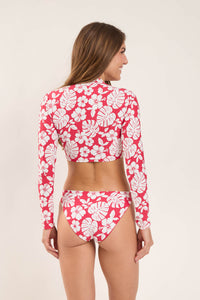 Model Back: Rio De Sol Haut Top Pua-Hibiscus Reef