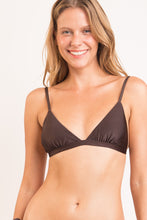 Laden Sie das Bild in den Galerie-Viewer, Gallery: Rio De Sol Haut Top Shimmer-Coffee Tri-Fixo
