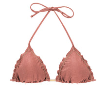 Laden Sie das Bild in den Galerie-Viewer, Product Front: Rio De Sol Haut Top Shimmer-Copper Frufru
