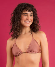 Laden Sie das Bild in den Galerie-Viewer, Image 09: Rio De Sol Haut Top Shimmer-Copper Frufru
