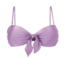Laden Sie das Bild in den Galerie-Viewer, Product Front: Rio De Sol Haut Top Shimmer-Harmonia Bandeau-Knot
