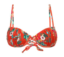 Laden Sie das Bild in den Galerie-Viewer, Product Front: Rio De Sol Haut Top Wildflowers Balconet-Pushup
