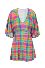 Laden Sie das Bild in den Galerie-Viewer, Product Front: Rio De Sol Vêtement De Plage Tulip-Garden Mini Dress
