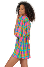 Laden Sie das Bild in den Galerie-Viewer, Image 04: Rio De Sol Vêtement De Plage Tulip-Garden Mini Dress

