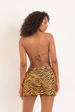 Laden Sie das Bild in den Galerie-Viewer, Model Back: Rio De Sol Jupe De Page Wild-Orange Skirt-Knot
