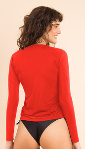 Roter Rashguard