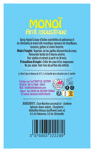 Laden Sie das Bild in den Galerie-Viewer, Product Back: Tevi Solaire Monoi Anti Moustique/ Citronnelle 120Ml
