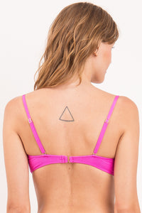 Top Malibu-Rosa Bandeau-Duo