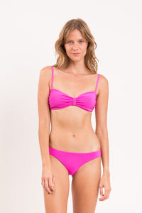 Top Malibu-Rosa Bandeau-Duo