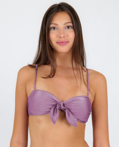 Shimmer-Harmonia Bandeau-Knoten-Top