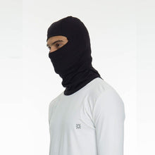 Laden Sie das Bild in den Galerie-Viewer, Model Front: Uv Line Chapeau Legionnaire Black Balaclava Upf50+
