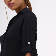 Laden Sie das Bild in den Galerie-Viewer, Image 04: Uv Line Robe De Plage Copenhagen Fpu50+ Shirtdress Black Uv
