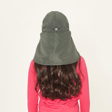 Laden Sie das Bild in den Galerie-Viewer, Model Back: Uv Line Casquette Legionario Teens Verde Militar Upf50+
