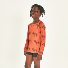 Laden Sie das Bild in den Galerie-Viewer, Image 02: Uv Line T-Shirt Longsleeve Acqua Zebra Inf Upf50+
