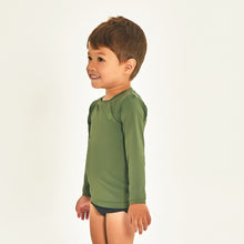 Laden Sie das Bild in den Galerie-Viewer, Image 02: Uv Line T-Shirt Longsleeve Baby Verde Militar Upf50+
