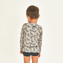 Laden Sie das Bild in den Galerie-Viewer, Model Back: Uv Line T-Shirt Longsleeve Baby Zebra Upf50+
