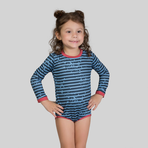 Gallery: Uv Line Maillot De Bain Bébé Macaquinho Baby Listras Upf50+