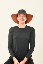 Laden Sie das Bild in den Galerie-Viewer, Image 04: Uv Line Chapeau Souple/Capeline San Diego Preto Caramelo Upf50+
