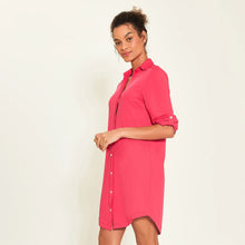 Laden Sie das Bild in den Galerie-Viewer, Image 02: Uv Line Vêtement De Plage Shirtdress Copenhagen Pink Upf50+
