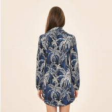 Laden Sie das Bild in den Galerie-Viewer, Image 07: Uv Line Chemise Shirtdress Coqueiros Marinho Upf50+
