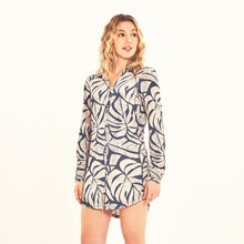 Laden Sie das Bild in den Galerie-Viewer, Image 02: Uv Line Vêtement De Plage Shirtdress Costela Aco Off White Upf50+
