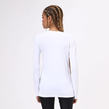 Laden Sie das Bild in den Galerie-Viewer, Model Back: Uv Line Fitness Haut Sport Fit Branco Fem
