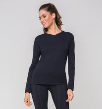 Laden Sie das Bild in den Galerie-Viewer, Image 02: Uv Line Fitness Haut Sport Fit Preto Fem
