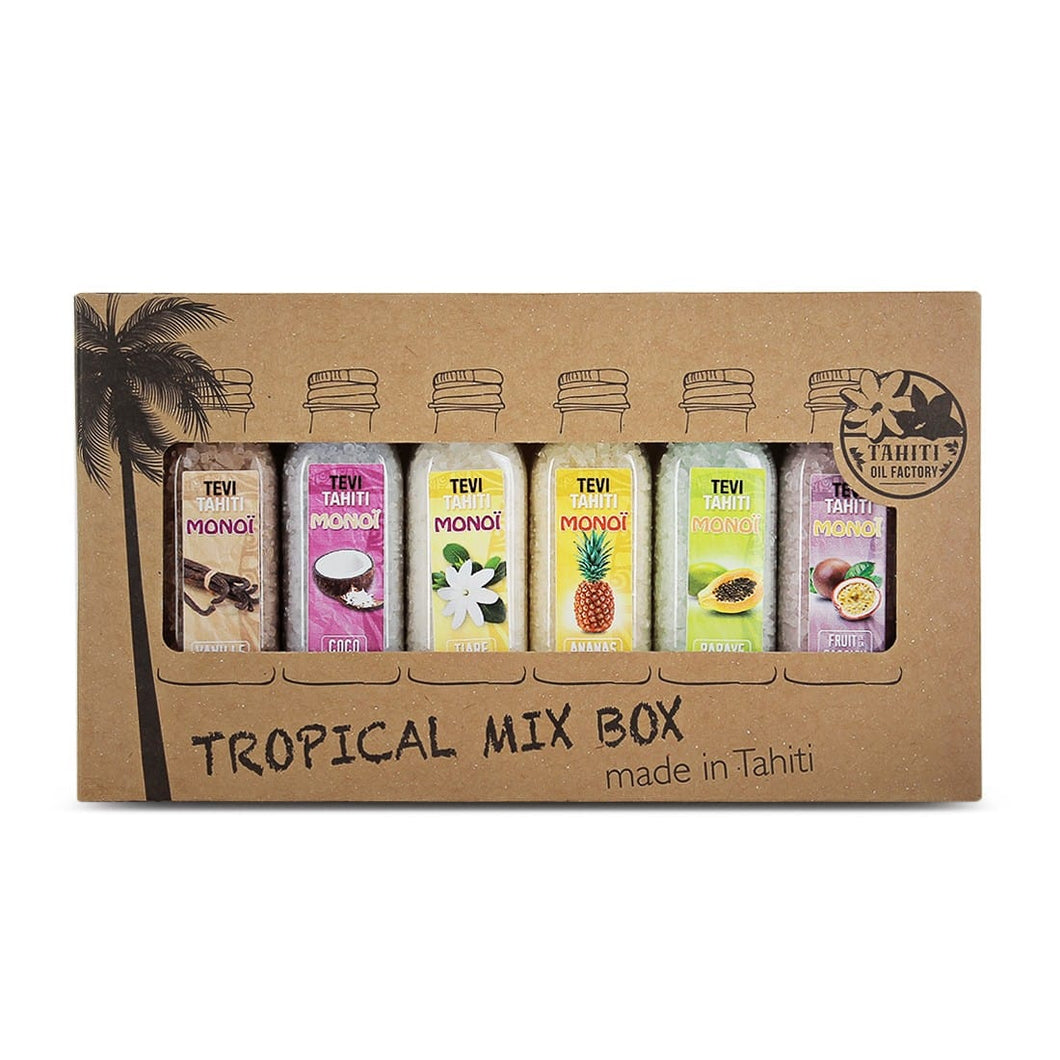 Badesalz 6x30 ML Tropical Mix Box