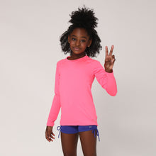 Laden Sie das Bild in den Galerie-Viewer, Camiseta Uvlight Pink Fluor SPF50+
