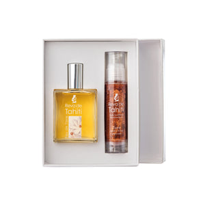 Coffret Luxe Huille Bronze 50 ML Edt Tiare 100 ML