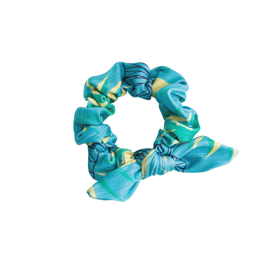 Geometrisches Blumen-Scrunchie